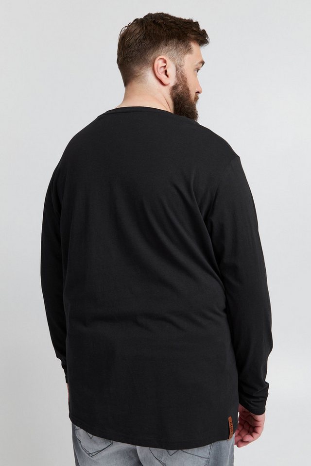 !Solid Longsleeve SDVolko Big & Tall Modisches Oberteil in großen Größen – Bild 3 von 5