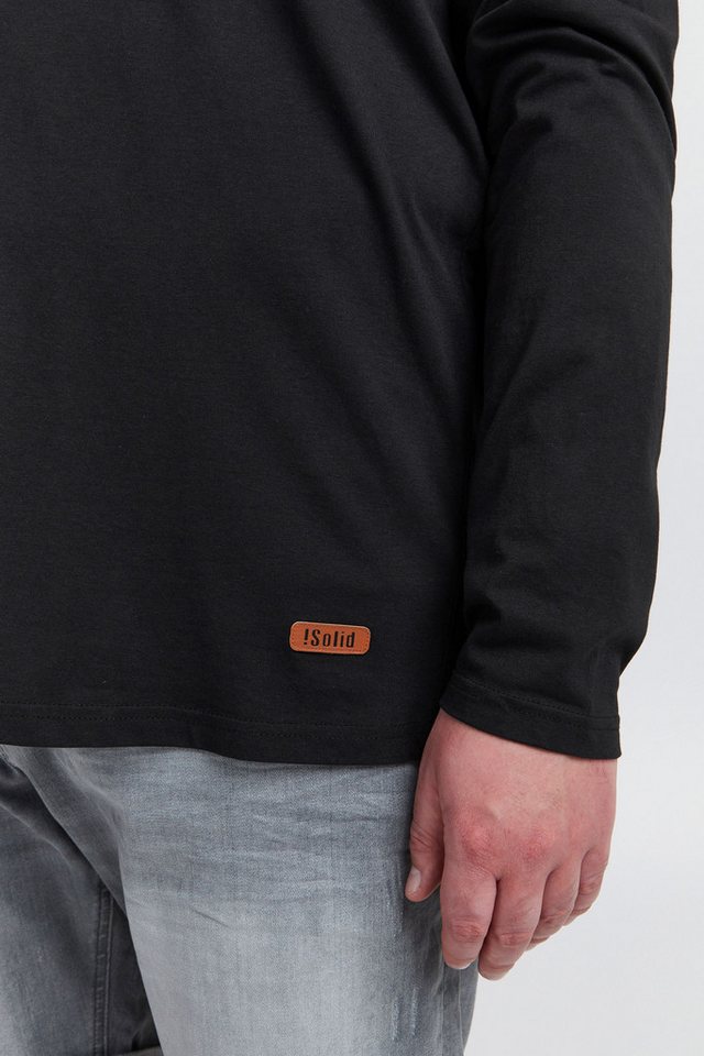!Solid Longsleeve SDVolko Big & Tall Modisches Oberteil in großen Größen – Bild 5 von 5