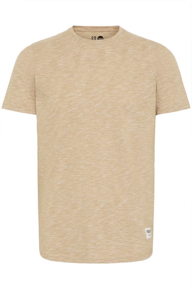 !Solid Rundhalsshirt SDFigos Kurzarmshirt mit Melierung – Bild 2 von 5