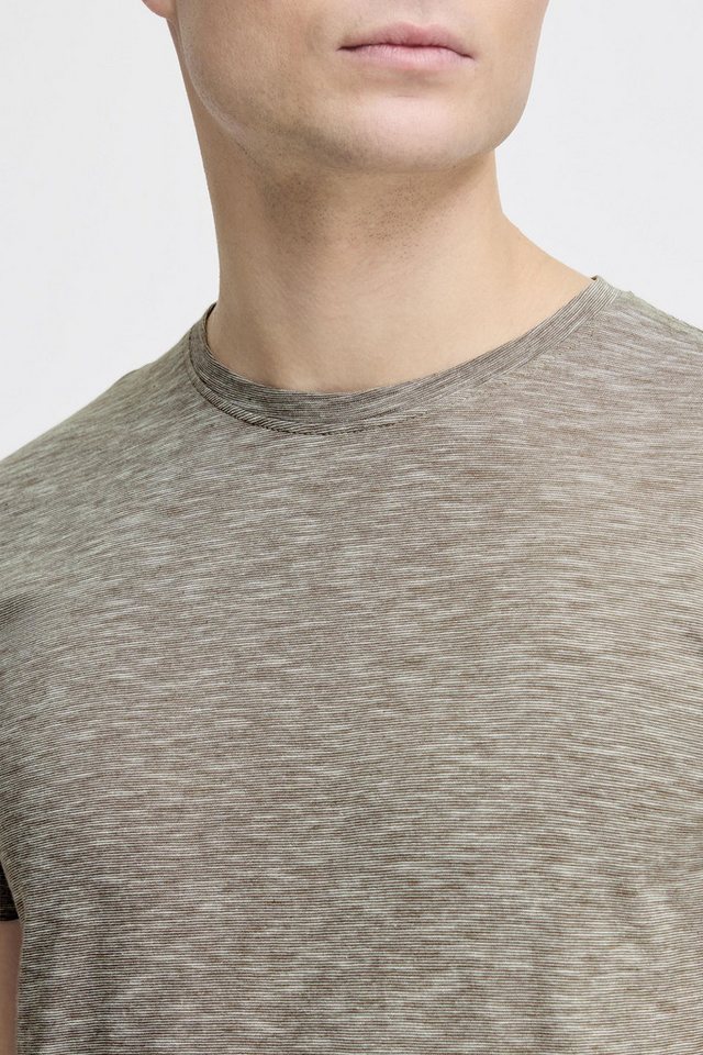 !Solid Rundhalsshirt SDFigos Kurzarmshirt mit Melierung – Bild 5 von 5