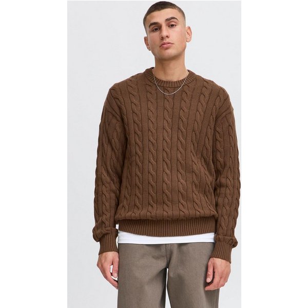 !Solid Strickpullover SDMalcolm Schöner Strickpullover mit Zopfmuster