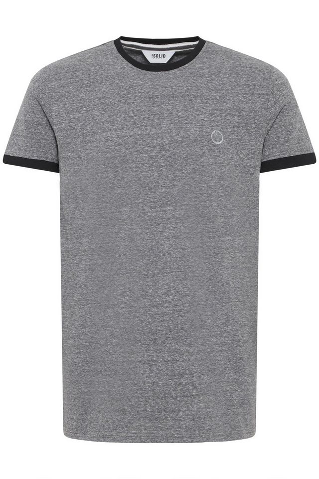 !Solid T-Shirt SDBennTee Kurzarmshirt mit farblich abgesetztem Kragen und Ärmelsaum – Bild 2 von 5