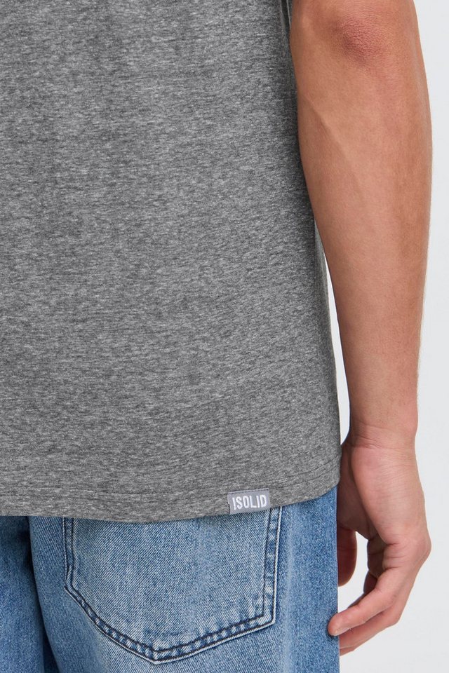!Solid T-Shirt SDBennTee Kurzarmshirt mit farblich abgesetztem Kragen und Ärmelsaum – Bild 5 von 5