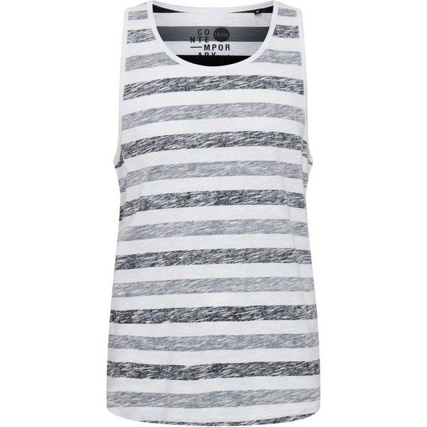 !Solid Tanktop SDMende Ärmelloses Shirt mit Streifen