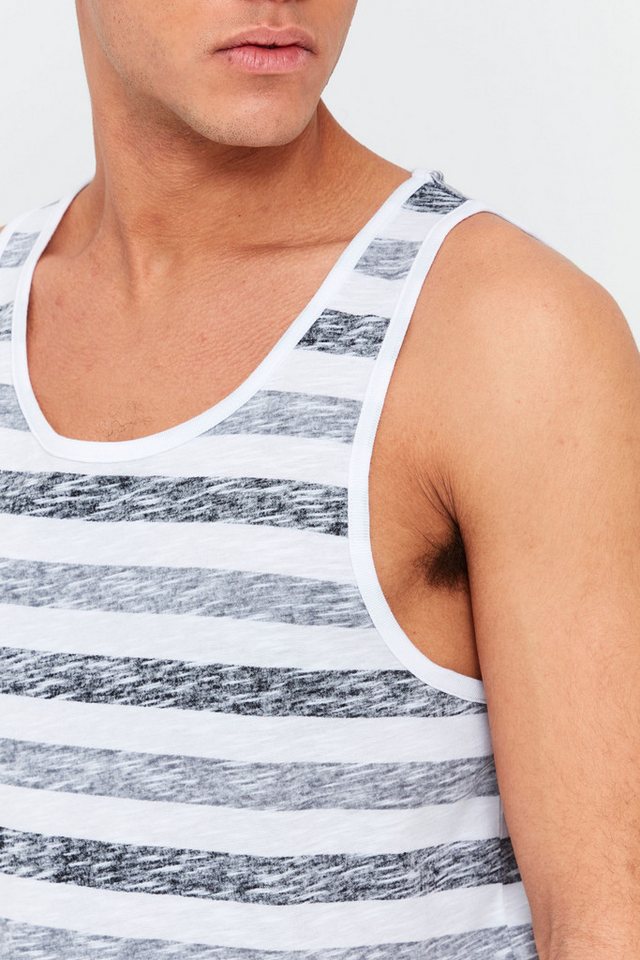 !Solid Tanktop SDMende Ärmelloses Shirt mit Streifen – Bild 2 von 5
