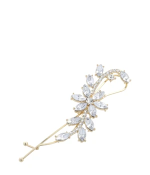 Solida Haarklemme mit Strass, gold Haarspangen · 1 Stk