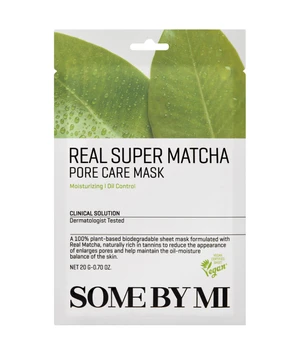 Some By Mi Real Care Mask Super Matcha Pore Care Mask Tuchmaske · 20 ml