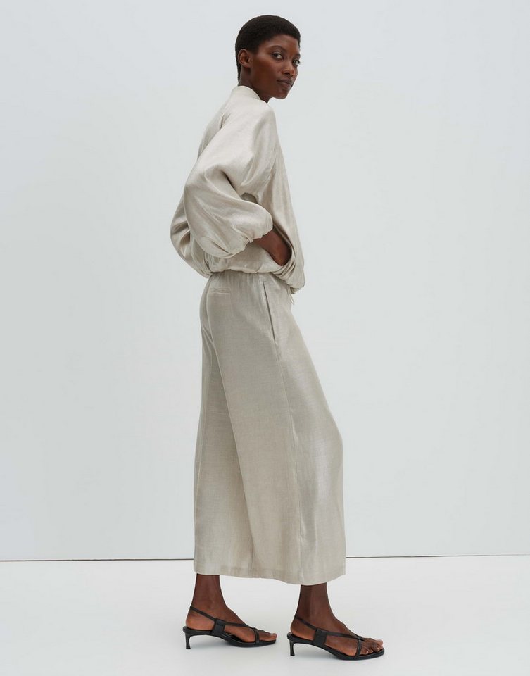 someday Stoffhose natur,Casual,Leinen,Unifarben,Gerade – Bild 5 von 5