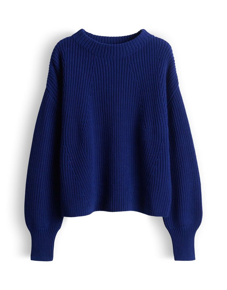 someday Strickpullover TELLINA TEXTURE Regular im Baumwollmix lockere Passform, gerader Schnitt, Rippstruktur, pflegeleicht – Bild 2 von 5