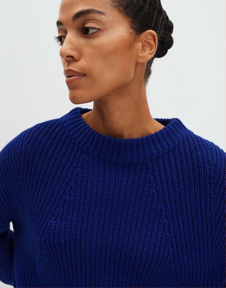 someday Strickpullover TELLINA TEXTURE Regular im Baumwollmix lockere Passform, gerader Schnitt, Rippstruktur, pflegeleicht – Bild 4 von 5