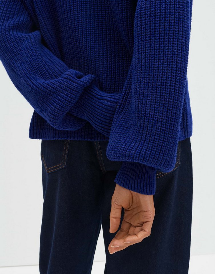 someday Strickpullover TELLINA TEXTURE Regular im Baumwollmix lockere Passform, gerader Schnitt, Rippstruktur, pflegeleicht – Bild 5 von 5