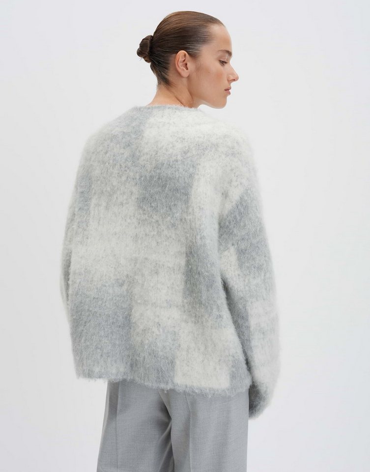 someday Strickpullover TEONIE Loose mit Jacquardmuster Jacquard-Pullover mit weitem Schnitt und modernem Funnel Neck – Bild 3 von 5