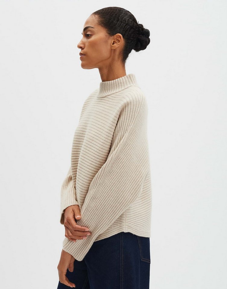 someday Strickpullover TIALDA Regular mit Rippstruktur lockere Passform, ovaler Schnitt, Rippstruktur, formstabil – Bild 5 von 5