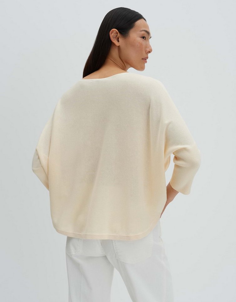 someday Strickpullover Tiraja ease im Cape-Style Cape-Style mit U-Boot-Ausschnitt, cosy Komfort – Bild 3 von 5
