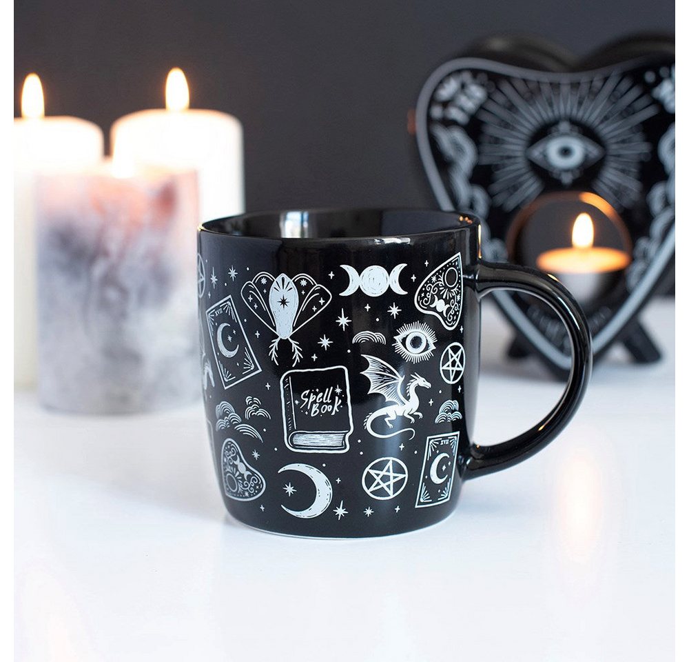 Something Different Tasse Spellbound Secrets Mystische Gothic Keramiktasse 370 ml Witch – Bild 3 von 3