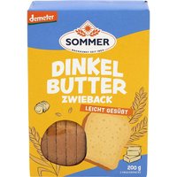 SOMMER Bio-Butter-Zwieback aus Dinkel, 200 g