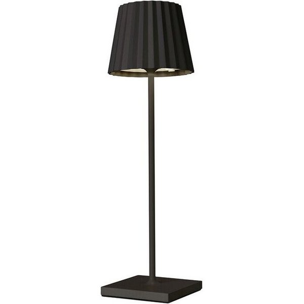 SOMPEX Tischleuchte Akku-Tischleuchte 38 cm 2,4 W Troll 2.0 schwarz, Aluminium, schwarz