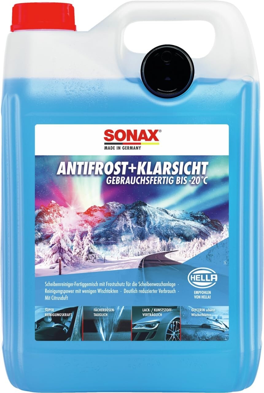 Sonax Antifrost Klarsicht Scheibenreiniger -20°C 5L Autozubehör Winter