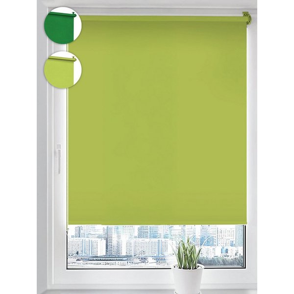 Verdunklungsrollo Seitenzugrollo, Sonello, verdunkelnd, einfache Montage ohne Bohren, freihängend, Klemmfix, 30 cm x 100 cm Olivgrün Verdunkelungsrollo, Rollos,