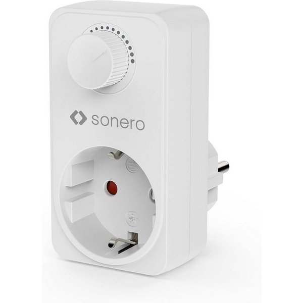 sonero Drehdimmer Steckdosendimmer Adapter mit Helligkeitsregler