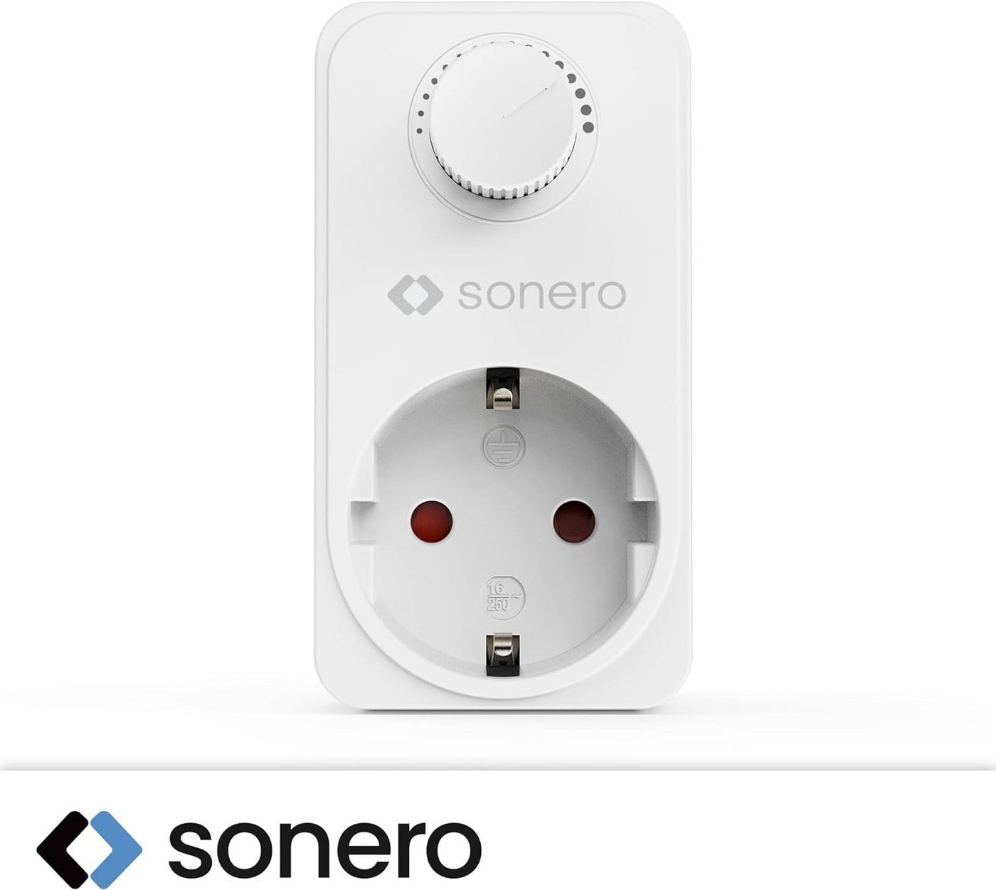 sonero Drehdimmer Steckdosendimmer Adapter mit Helligkeitsregler – Bild 3 von 5