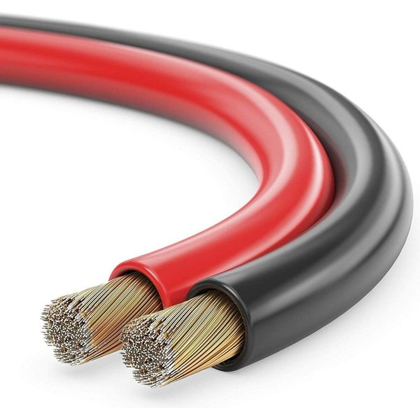 sonero sonero Lautsprecherkabel 2x4,0mm², CCA 30,0m, rot/schwarz Audio-Kabel
