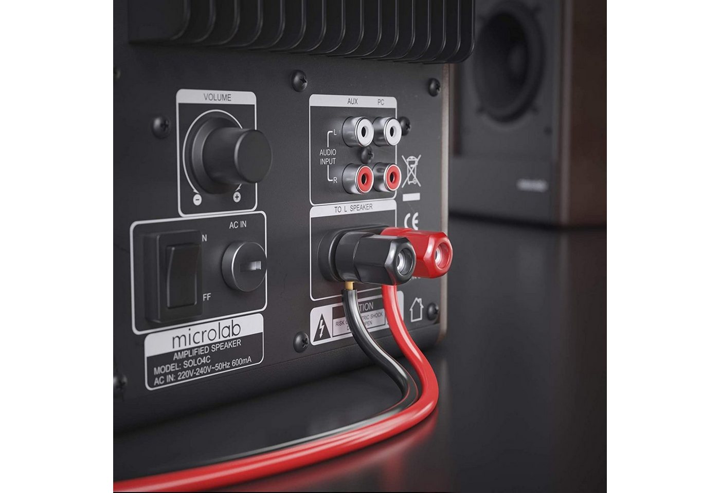 sonero sonero Lautsprecherkabel 2x4,0mm², CCA 10,0m, rot/schwarz Audio-Kabel – Bild 5 von 5