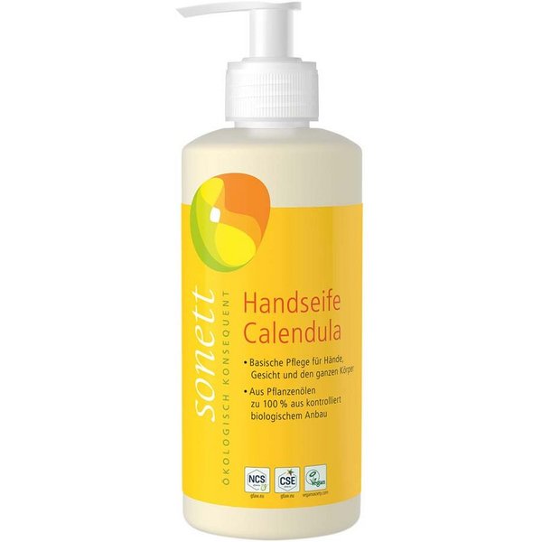 Sonett Flüssigseife "Calendula" in Pumpflasche, 300 ml