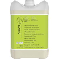 Sonett Geschirrspülmittel "Lemon" mit Lemongrassöl, Nachfüllung, 10 l