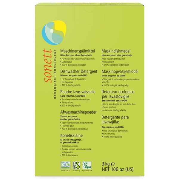 Sonett Spülmaschinenpulver, Konzentrat, 3 kg