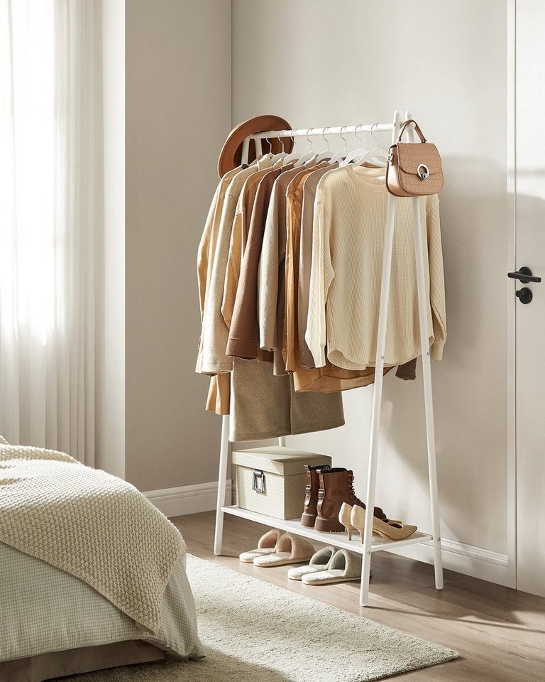 SONGMICS Kleiderständer Garderobenständer, 33,5 x 92,5 x 153 cm, für Schlafzimmer, Ankleidezimmer, Kleiderstange – Bild 2 von 5