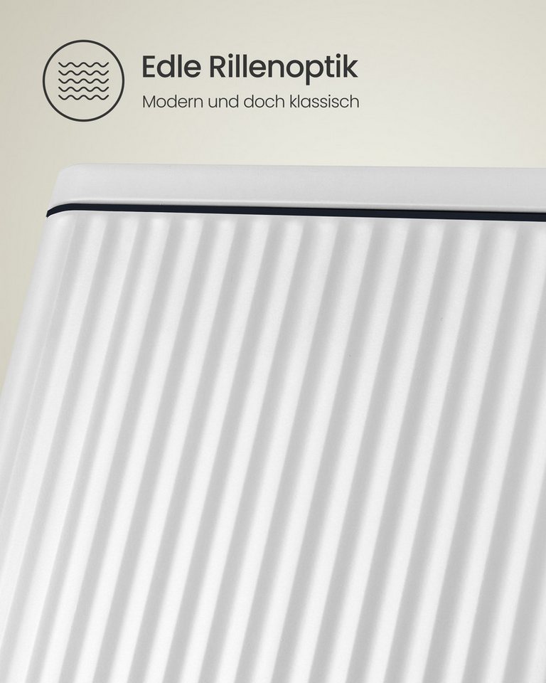 SONGMICS Mülleimer Mülleimer aus Stahl, Softclose, 50 LiterAbfalleimer für Küche – Bild 4 von 5