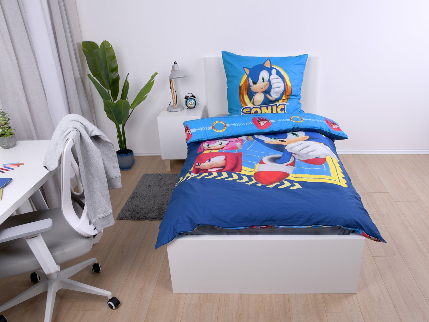Sonic SEGA Bettwäsche Sonic, Renforcé, 2 teilig, Wendebettwäsche – Bild 2 von 5