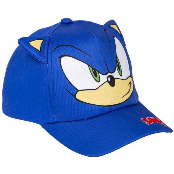 Sonic The Hedgehog Baseball Cap Kinder Cap Baseballkappe mit Applikationen für Alltag und Sport