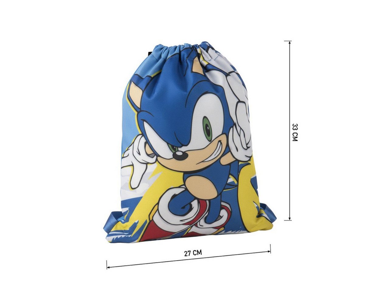 Sonic The Hedgehog Dokumententasche - Kinder flache Schultasche für Schule Kindergarten Freizeit (1-tlg) – Bild 2 von 5