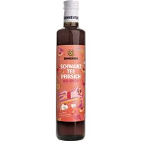 Sonnentor Bio-Schwarztee-Pfirsich-Eistee-Sirup, 500 ml