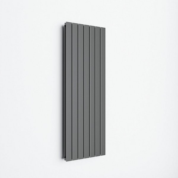 SONNI Designheizkörper Design Heizkörper Flach Anthrazit Doppellagig 1600x542mm Vertikal, Paneelheizkörper, Heizungsbereich 19~27m², Mittelanschuss