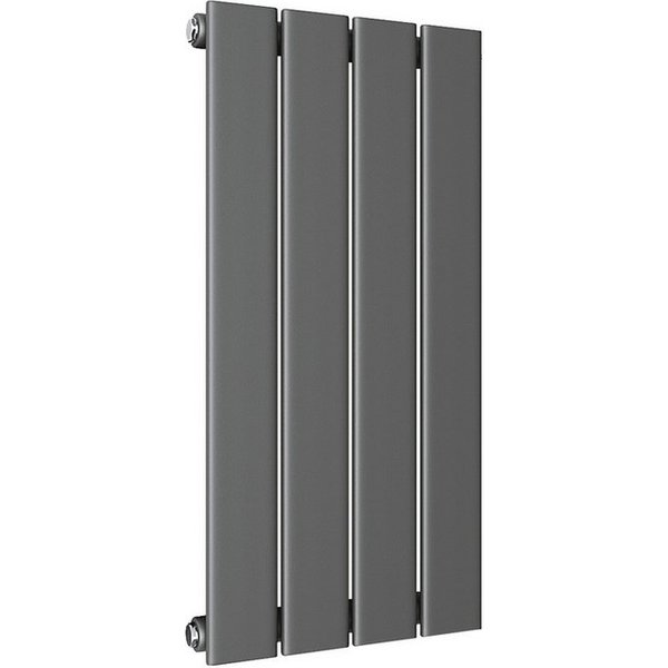 SONNI Designheizkörper Design Heizkörper Flach Anthrazit mit Multiblock Doppellagig/Einlagig, Paneelheizkörper Vertikal/Horizontal, Doppellagig/Einlagig, Anthra