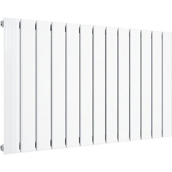 SONNI Designheizkörper Design Heizkörper Flach Weiß Einlagig 630x1004mm Horizontal, 684W, Heizungsbereich 9~13m², Seitenanschluss oder Mittelanschluss