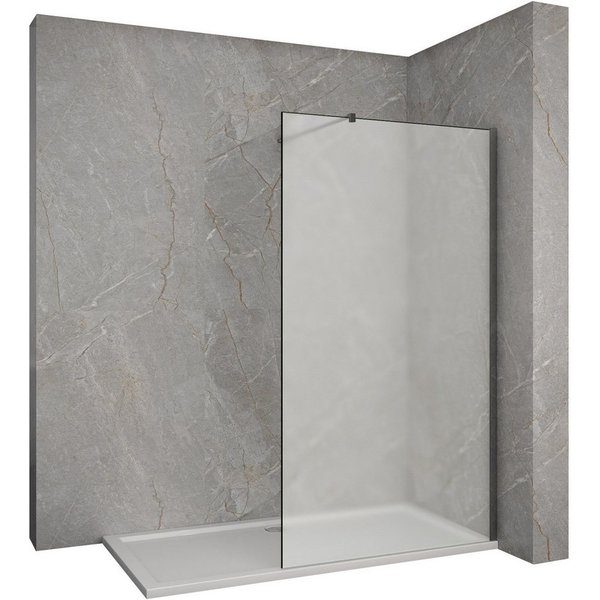 SONNI Duschwand Walk in dusche Milchglas Duschabtrennung Duschwande 8mm NANO-Glas, Sicherheitsglas