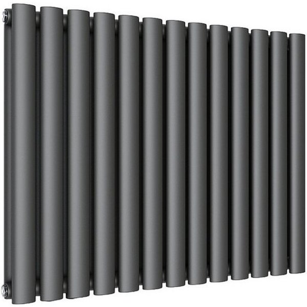 SONNI Heizkörper Doppellagig, 760 x 600 mm/ 1003 x 600 mm / 1180 x 600 mm, Anthrazit
