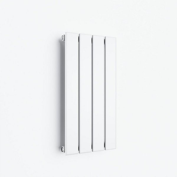 SONNI Heizkörper Heizkörper weiß Paneelheizkörper mit/ohne Chrom/weiß Thermostat, Einlagig/Doppellagig, Vertikal/Horizontal