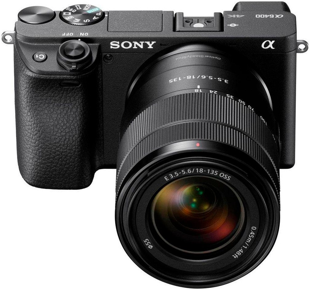 Sony Alpha 6400 + 18-135mm Objektiv Kompaktkamera (24,2 MP, Bluetooth) – Bild 4 von 5