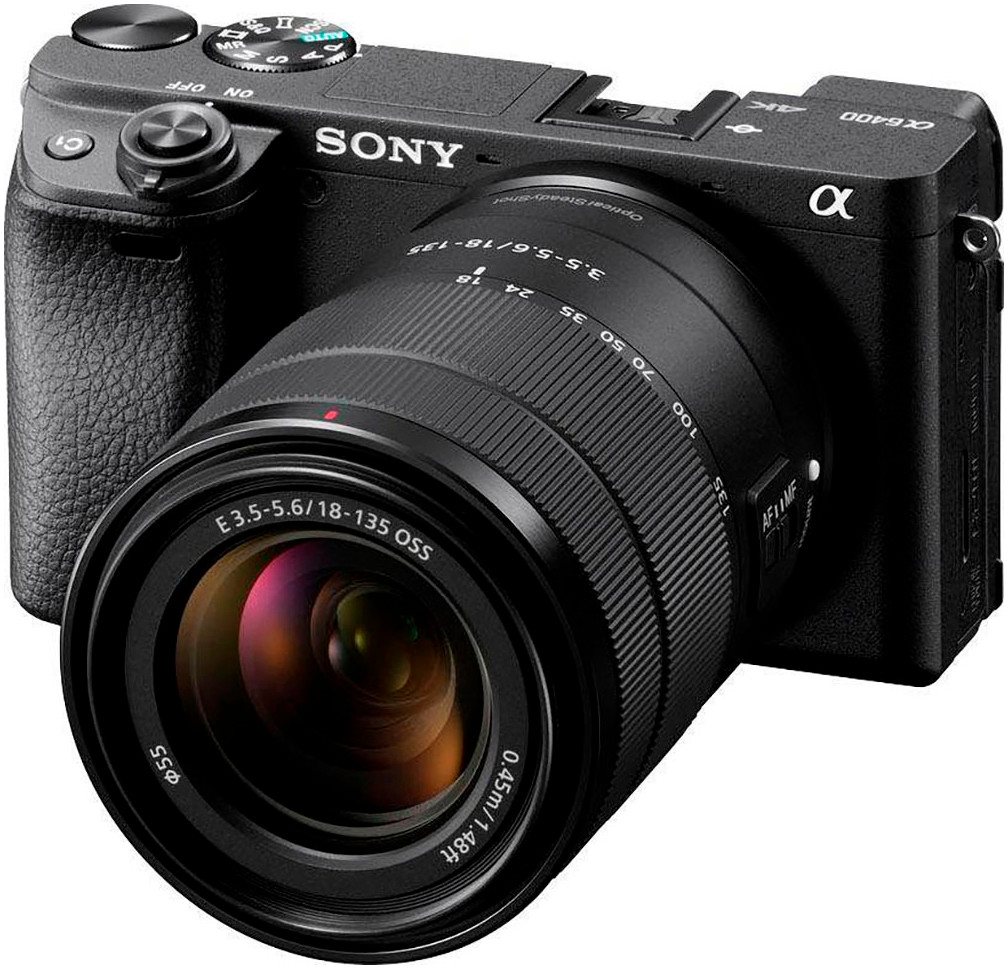 Sony Alpha 6400 + 18-135mm Objektiv Kompaktkamera (24,2 MP, Bluetooth) – Bild 5 von 5