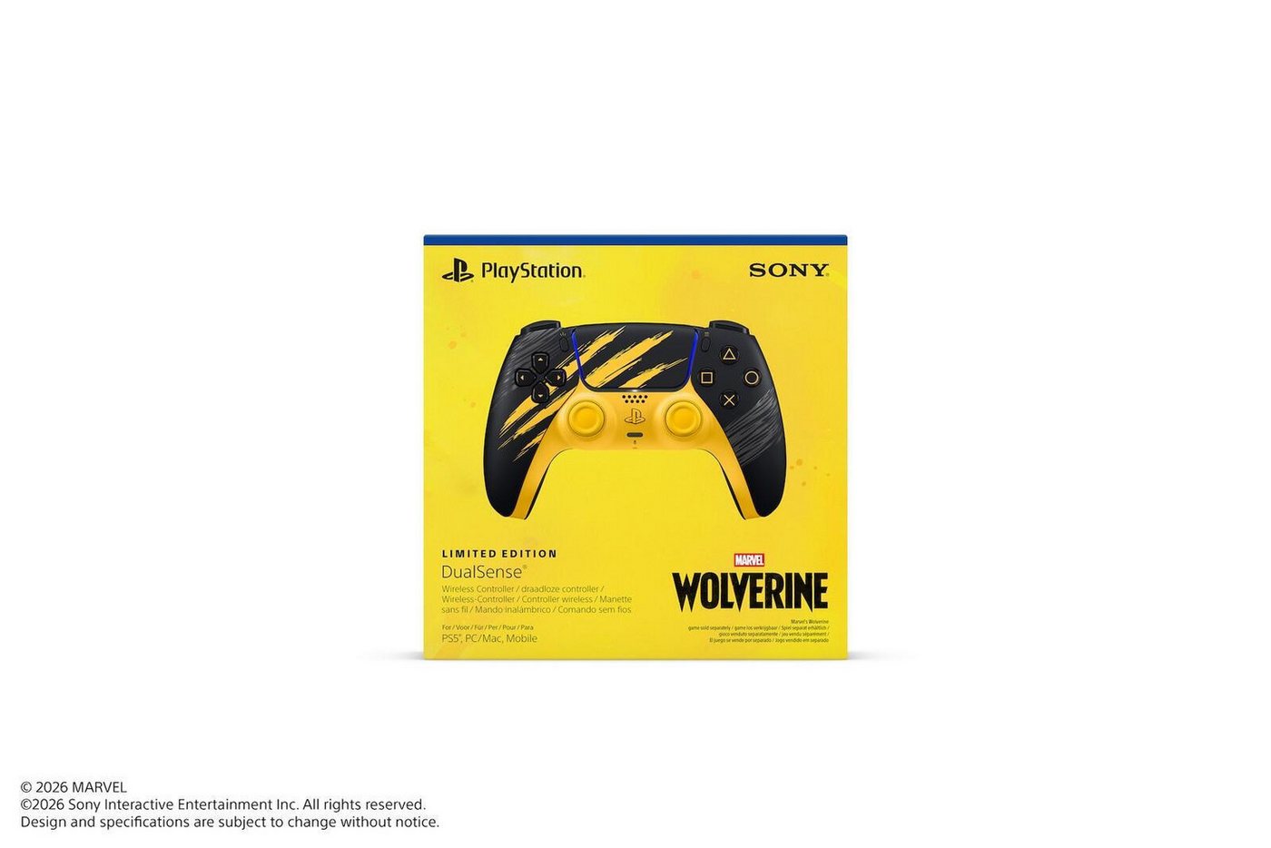 Sony DualSense Wireless Controller Marvel’s Wolverine PlayStation 5-Controller – Bild 4 von 5