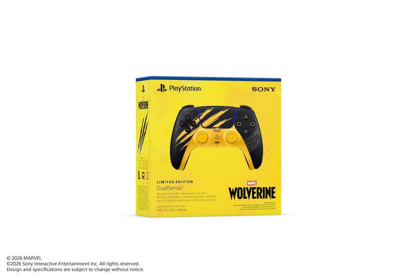 Sony DualSense Wireless Controller Marvel’s Wolverine PlayStation 5-Controller – Bild 5 von 5