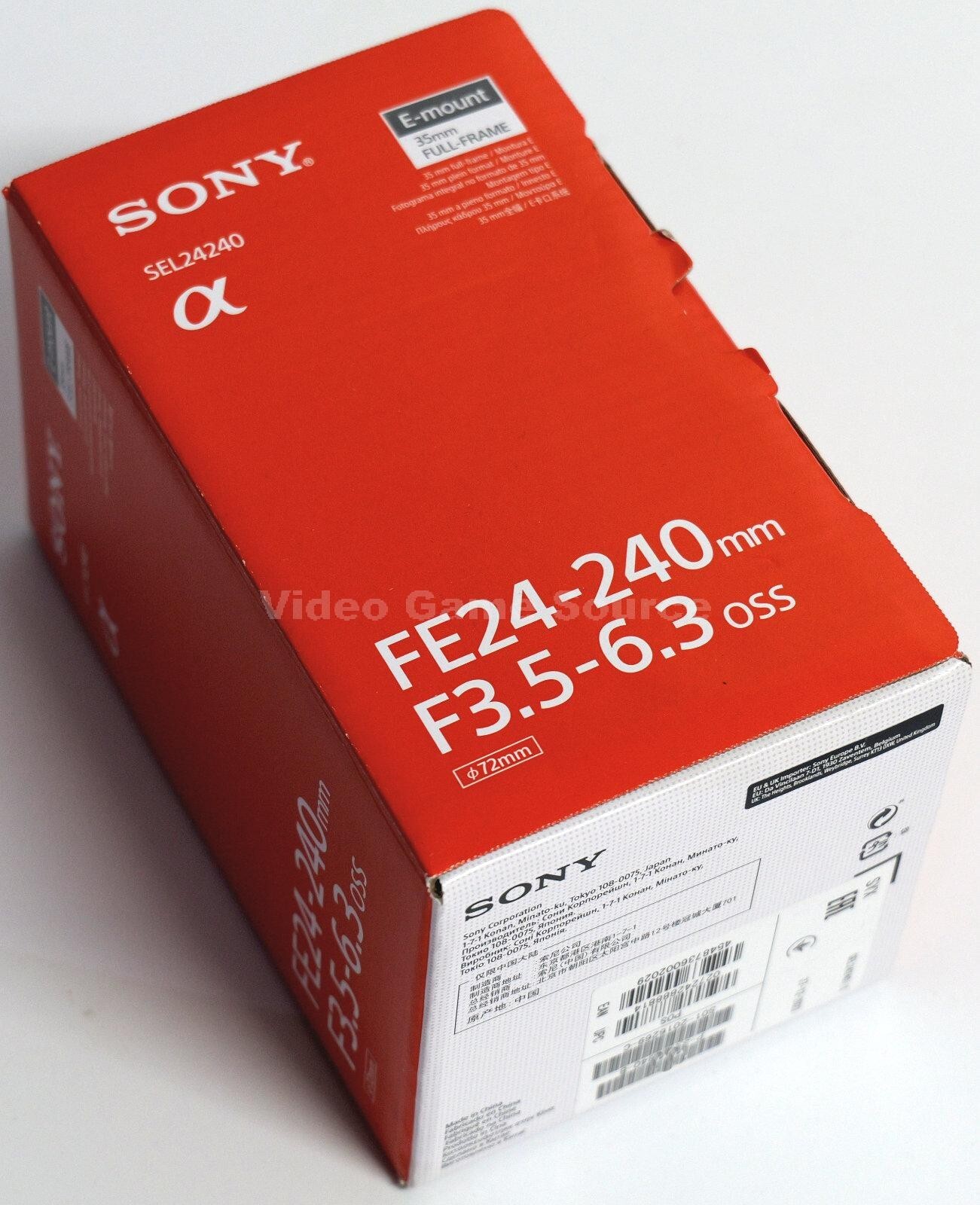 Sony FE 24-240mm F3.5-6.3 OSS E-Mount Objektiv
