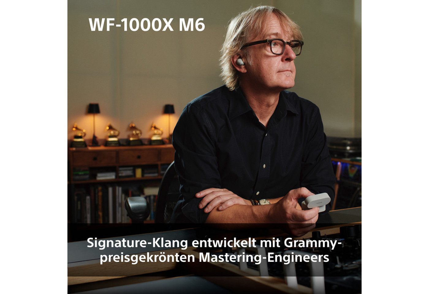 Sony WF-1000XM6 wireless In-Ear-Kopfhörer (Geräuschisolierung, Noise-Cancelling, Sprachsteuerung, True Wireless, Voice Assistant, Bluetooth, Kabellose In-Ear-Ko – Bild 4 von 5