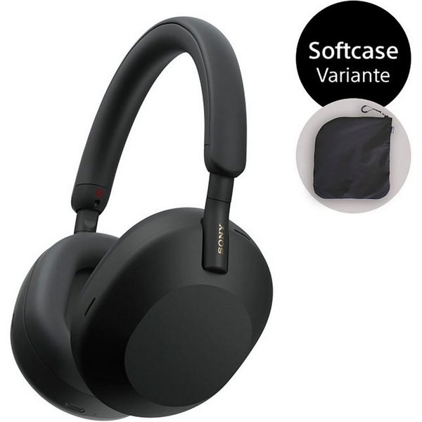 Sony WH1000XM5 Over-Ear-Kopfhörer (Freisprechfunktion, Hi-Res, Multi-Point-Verbindung, Noise-Cancelling, Rauschunterdrückung, Sprachsteuerung, Alexa, Google Ass