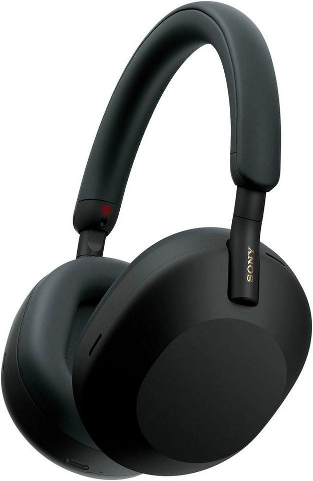 Sony WH1000XM5 Over-Ear-Kopfhörer (Freisprechfunktion, Hi-Res, Multi-Point-Verbindung, Noise-Cancelling, Rauschunterdrückung, Sprachsteuerung, Alexa, Google Ass – Bild 2 von 5